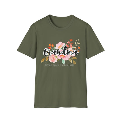 Grandma Flowers T-shirt