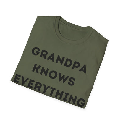 Grandpa Knows T-shirt