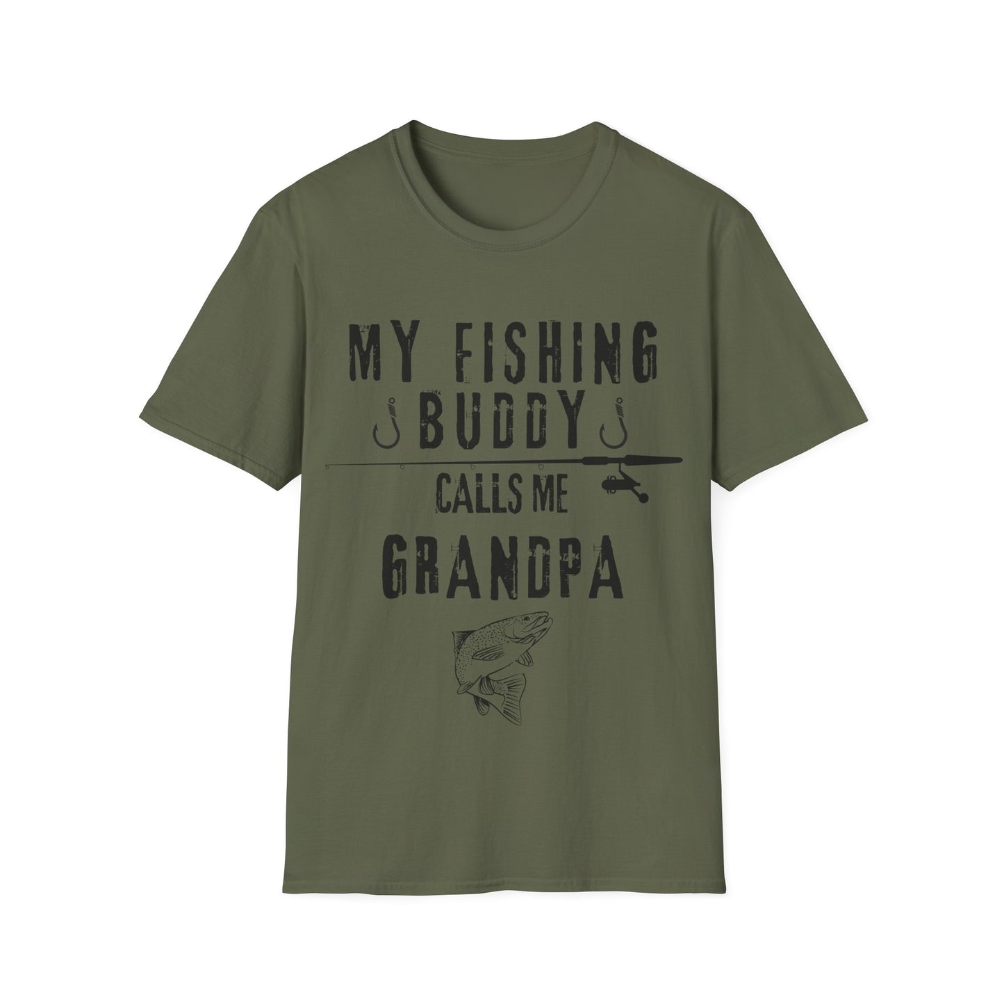 Grandpa Fishing Buddy T-shirt